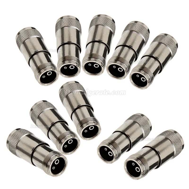 5 Teiliger Dental Adapterkonverter f&uuml;r Turbine Handst&uuml;cke (2-Loch auf 4-Loch)